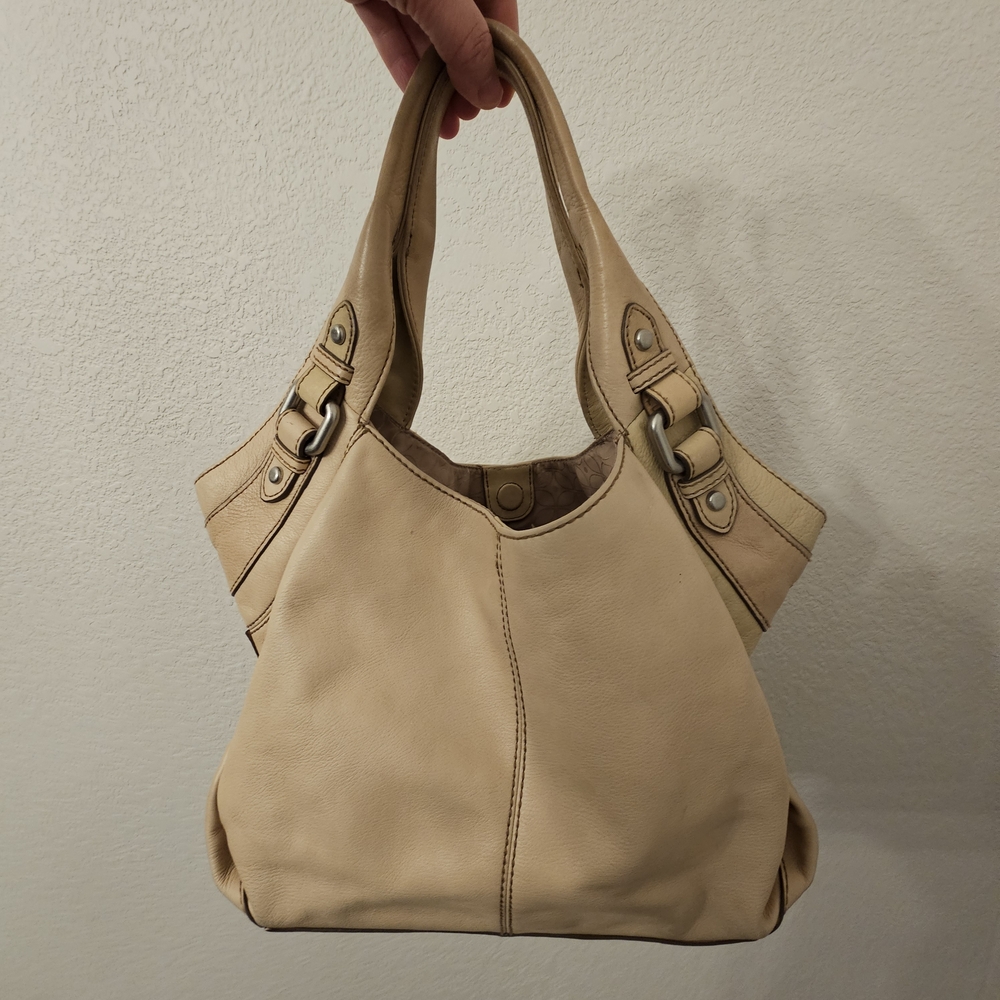 Fossil Tan Satchel Bag